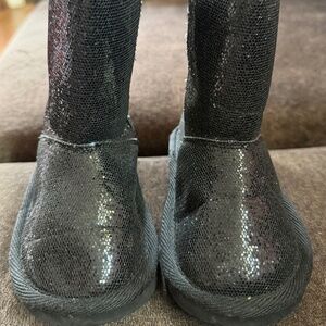 Girls glitter boots size 7